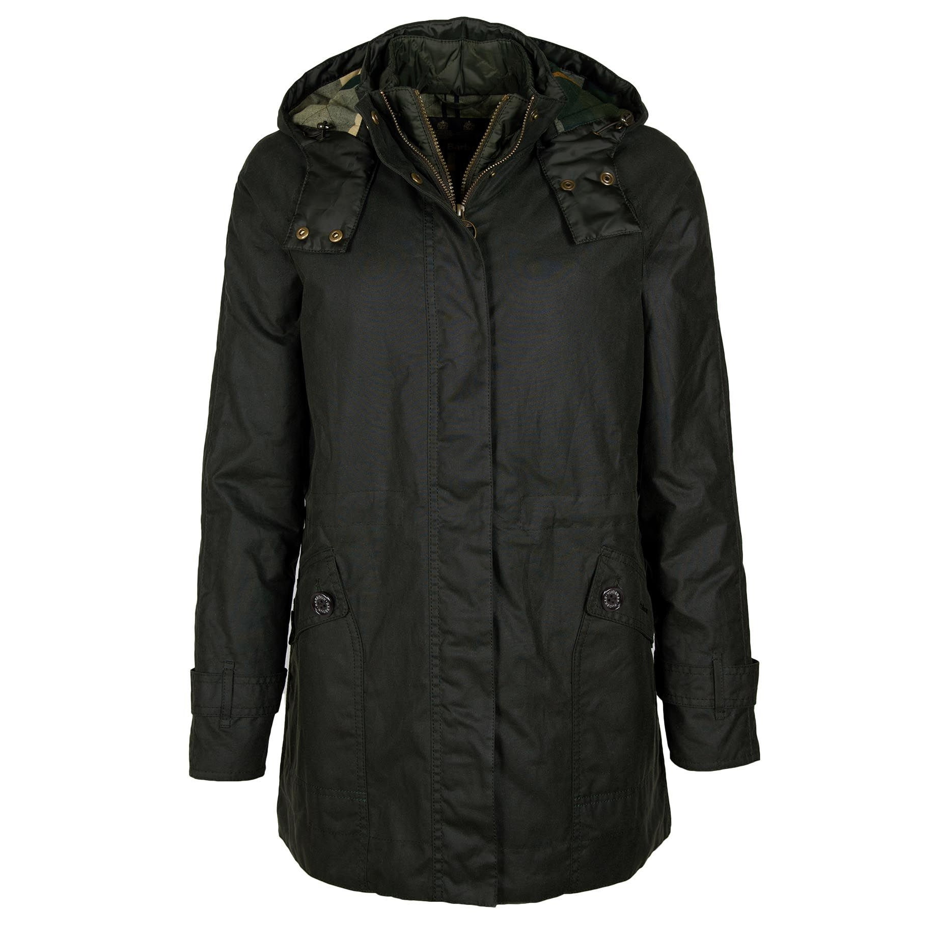 Barbour Women's Cannich Wax Jacket Sage/Ancient Lettfôrede jakker 10