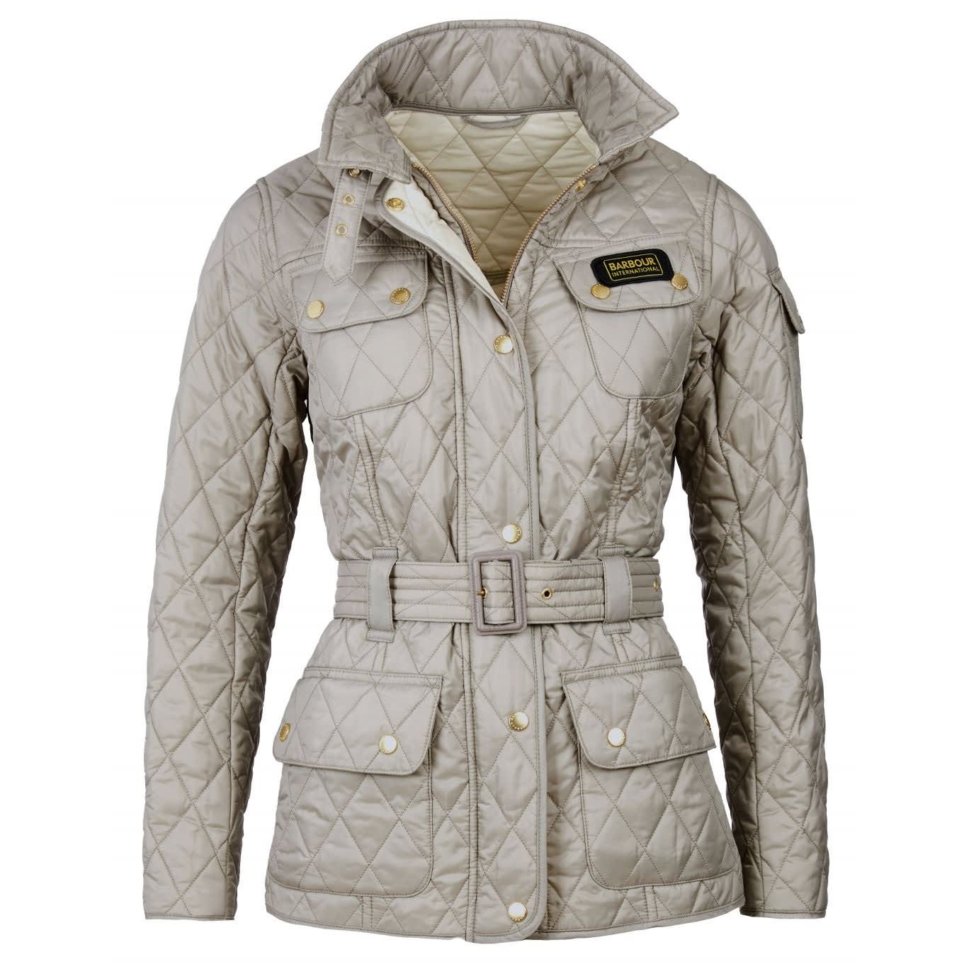 Women’s International Quilt Jacket Taupe/Pearl