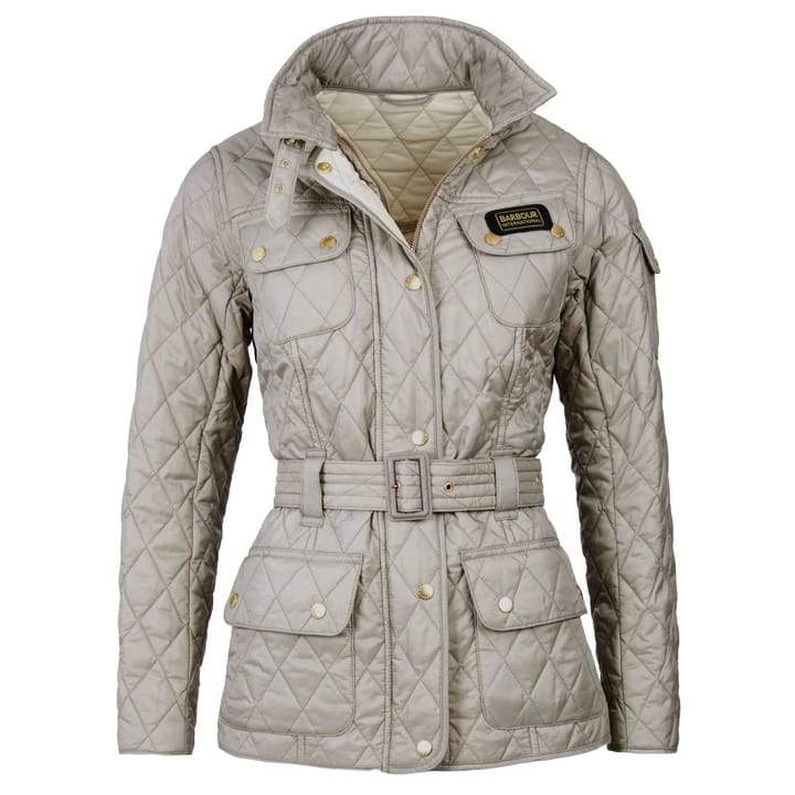 Women's International Quilt Jacket Taupe/Pearl Barbour