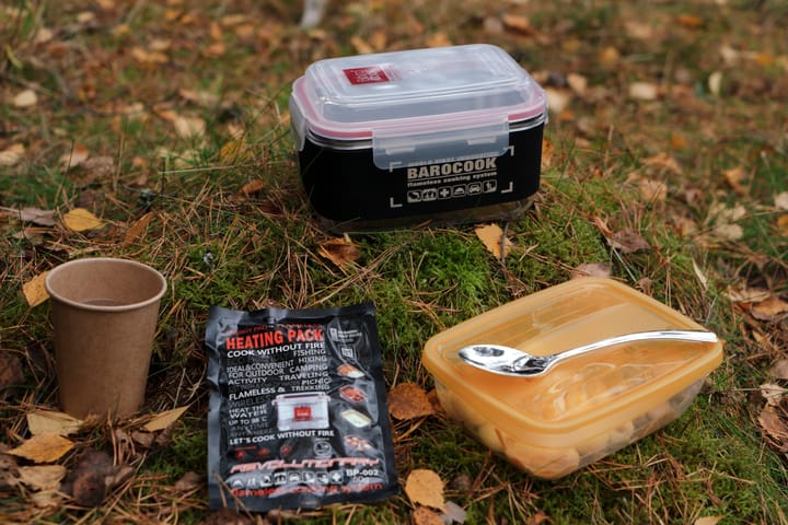 Barocook Lunchbox 850 ml Steel/Black Barocook Barocook Lunchbox 850 ml Steel/Black Barocook