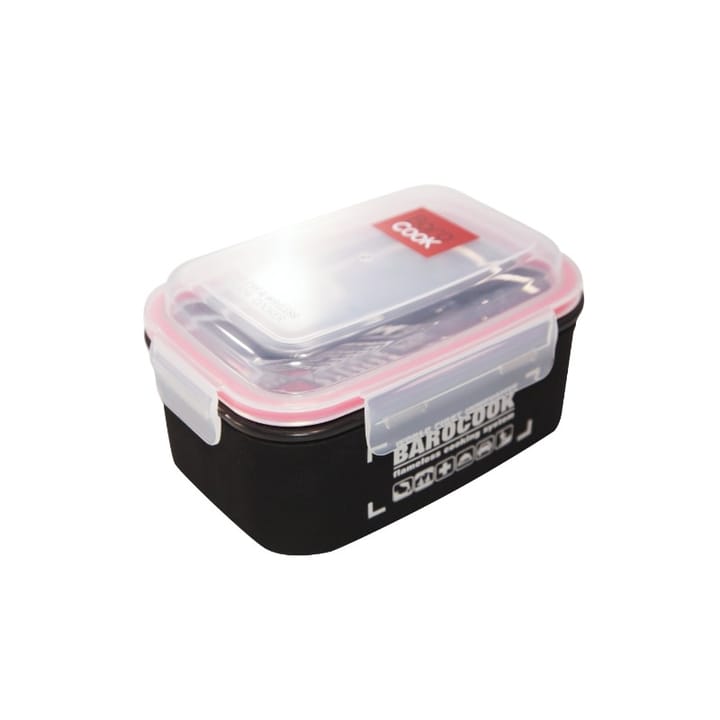 Barocook Lunchbox 850 ml Steel/Black Barocook Barocook Lunchbox 850 ml Steel/Black Barocook