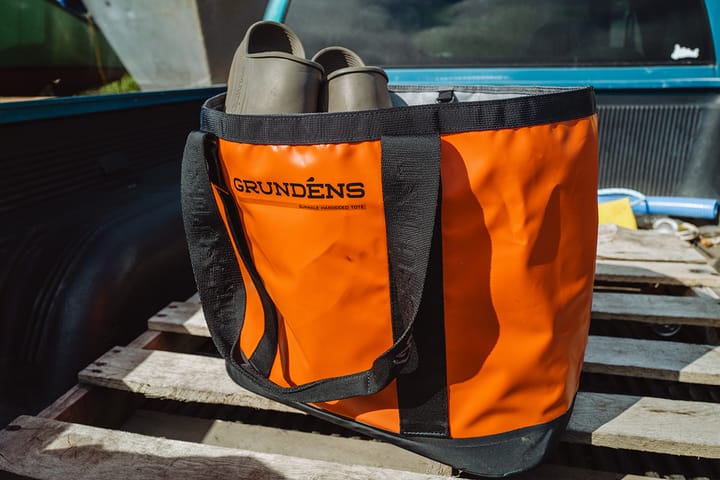 Grundéns Gunwale Hardsided Tote Bag Red Orange Grundéns
