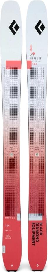 Black Diamond W Impulse TI 104 Skis Fog Blue Black Diamond