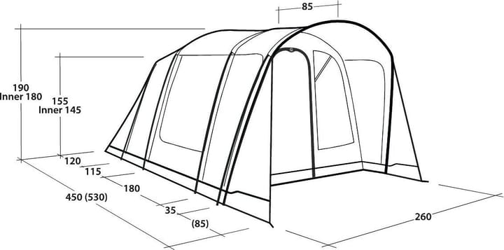 Outwell Durango 4 Green Outwell