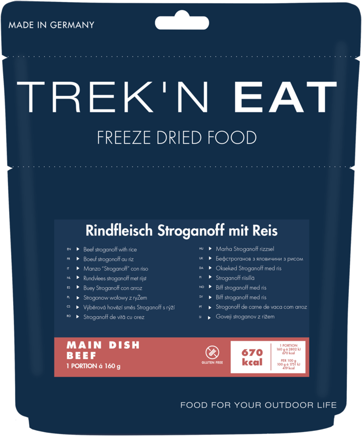Trek'n Eat Beef Stroganoff - Rte/Sh Blue Trek'n Eat