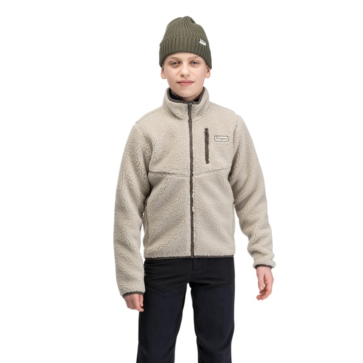 Bergans Junior´s Lunnan Pile Fleece Jacket Coastal Sand Bergans