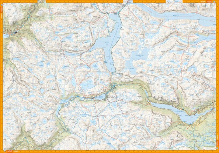 Calazo förlag Beitostølen & Filefjell 1:50 000 Hiking map Calazo förlag