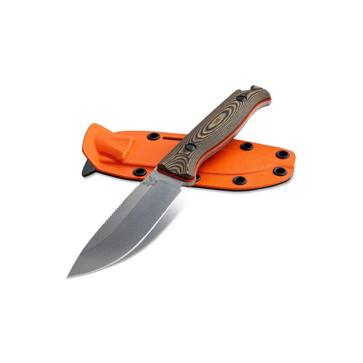 Benchmade Saddle Mountain Skinner With Richlite Handle Orange Benchmade