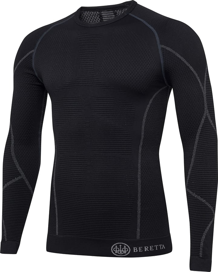 Men's HT Body Mapping 3D Long Sleeve Black Beretta