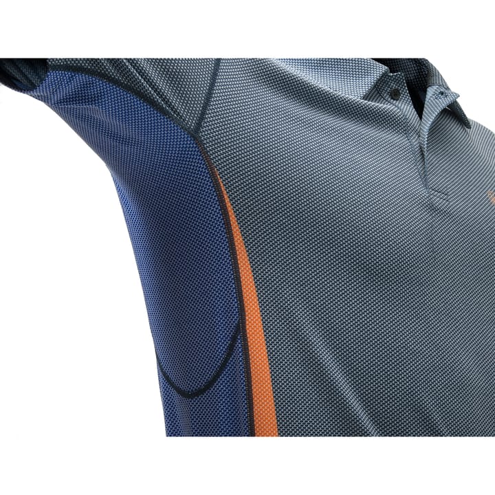 Men's Rush Polo Blue & Orange Beretta