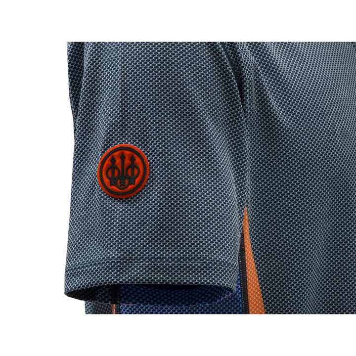 Men's Rush Polo Blue & Orange Beretta