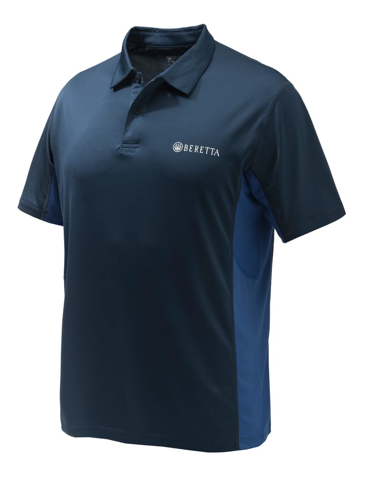 Beretta Unisex Flash Tech Polo Blue Total Eclipse Beretta