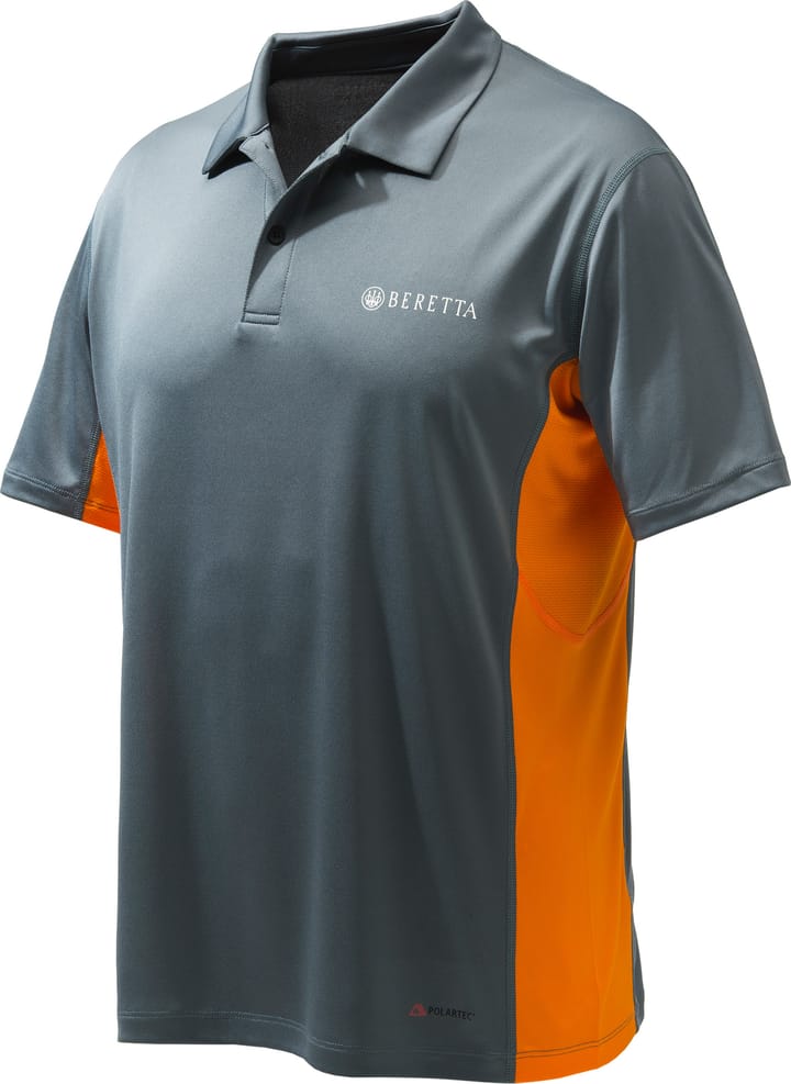 Beretta Unisex Flash Tech Polo Grey Castlerock Beretta