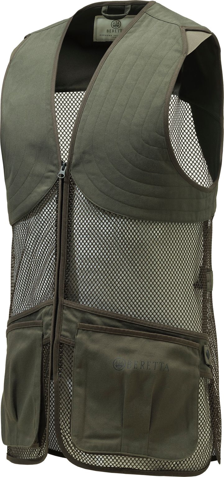 Beretta Unisex Full Mesh Vest Green Moss Beretta
