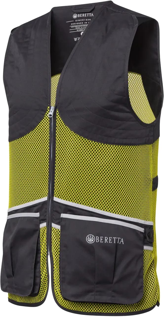 Unisex Full Mesh Vest Ice Grey & Sulphur Spring Beretta