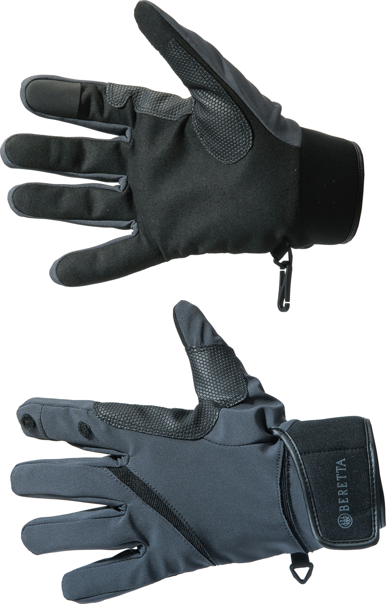 Beretta Wind Pro Shooting Gloves Black/Grey
