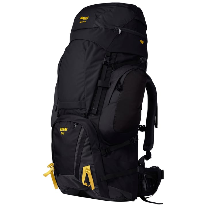 Alpinist Medium 110L Black/Waxed Yellow Bergans