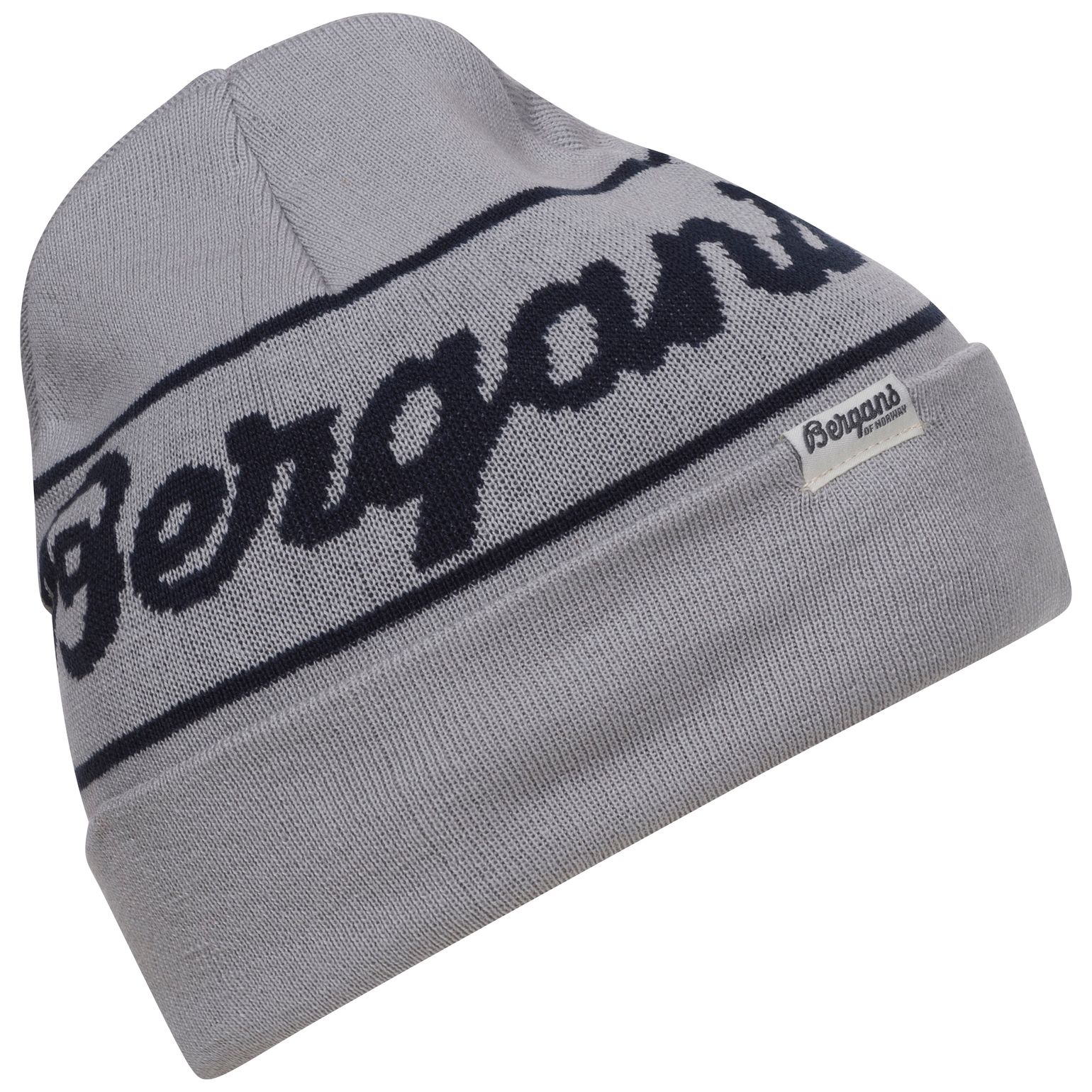 Bergans Logo Beanie Aluminum/Navy