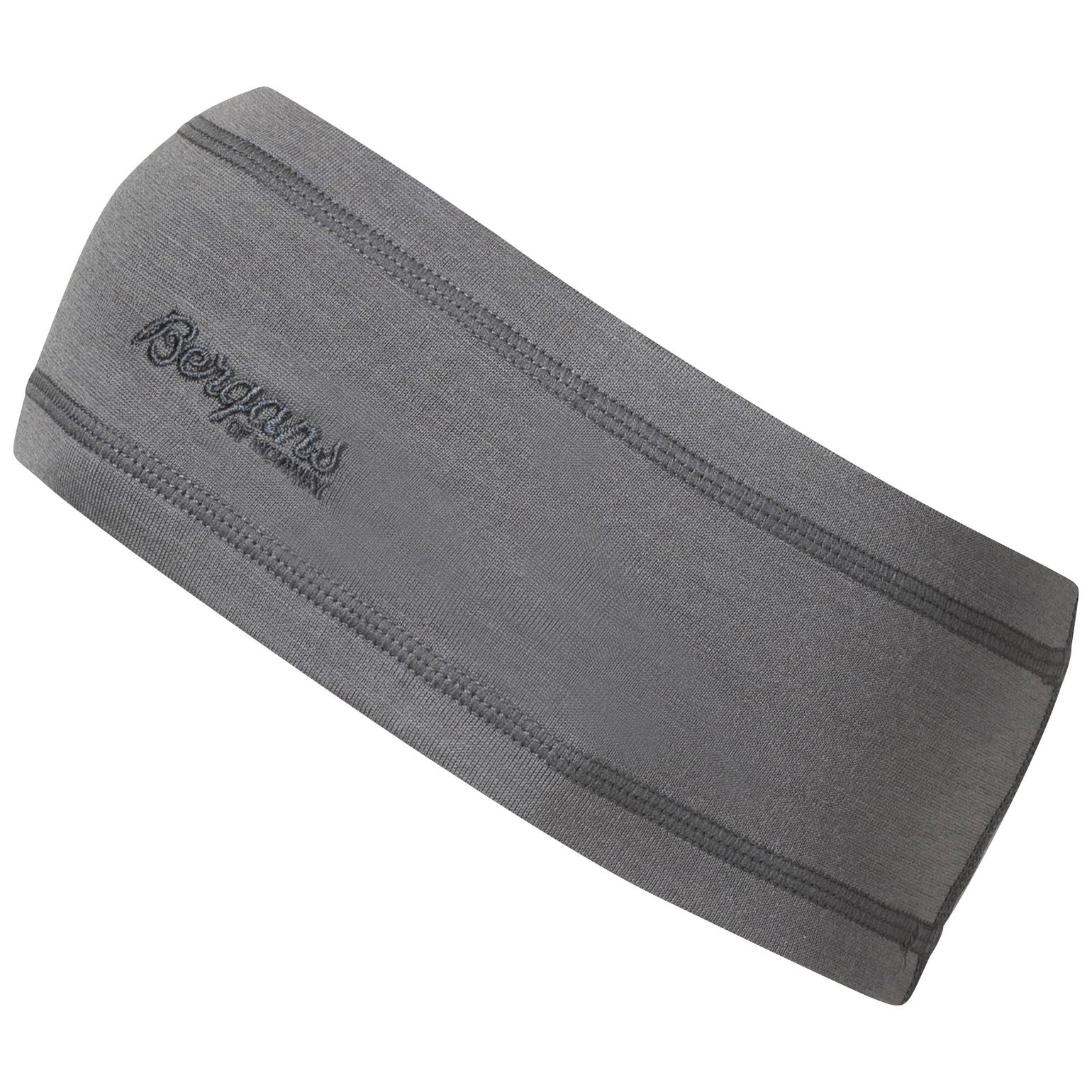 Bergans Juniors' Wool Headband Solid Grey