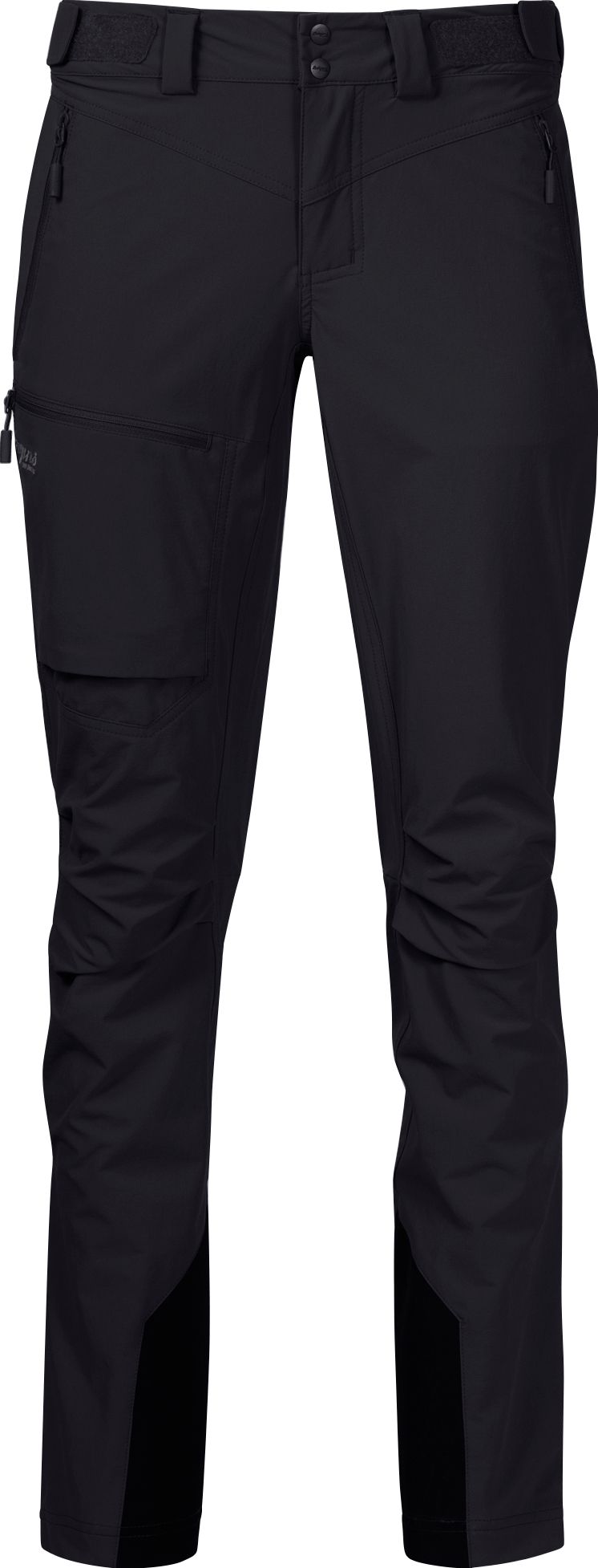 Bergans Women's Breheimen Softshell Pants Black/Solid Charcoal