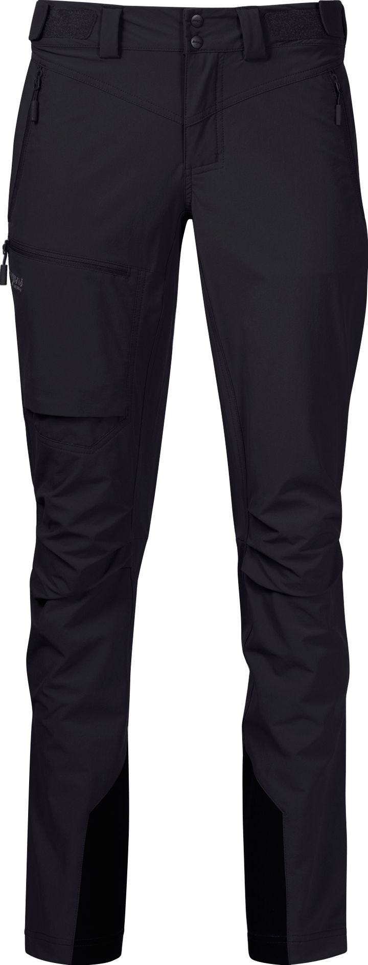 Bergans Women's Breheimen Softshell Pants Black/Solid Charcoal Bergans