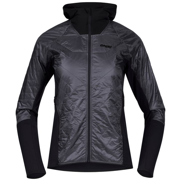 Bergans Women's Cecilie Light Insulated Hybrid Jacket Solid Dark Grey/Black Bergans Bergans Women's Cecilie Light Insulated Hybrid Jacket Solid Dark Grey/Black Bergans