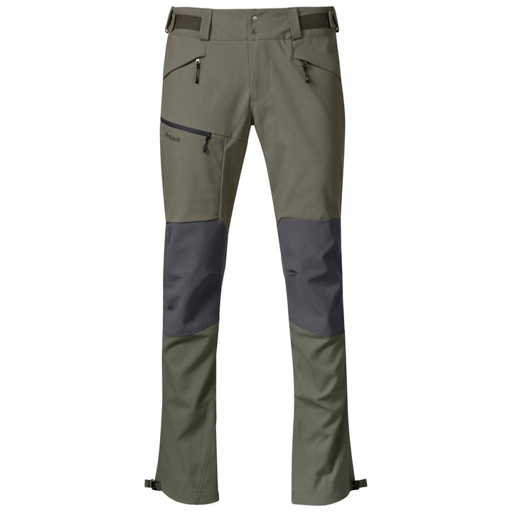 Men's Fjorda Trekking Hybrid Pants Green Mud/Solid Dark Grey Bergans