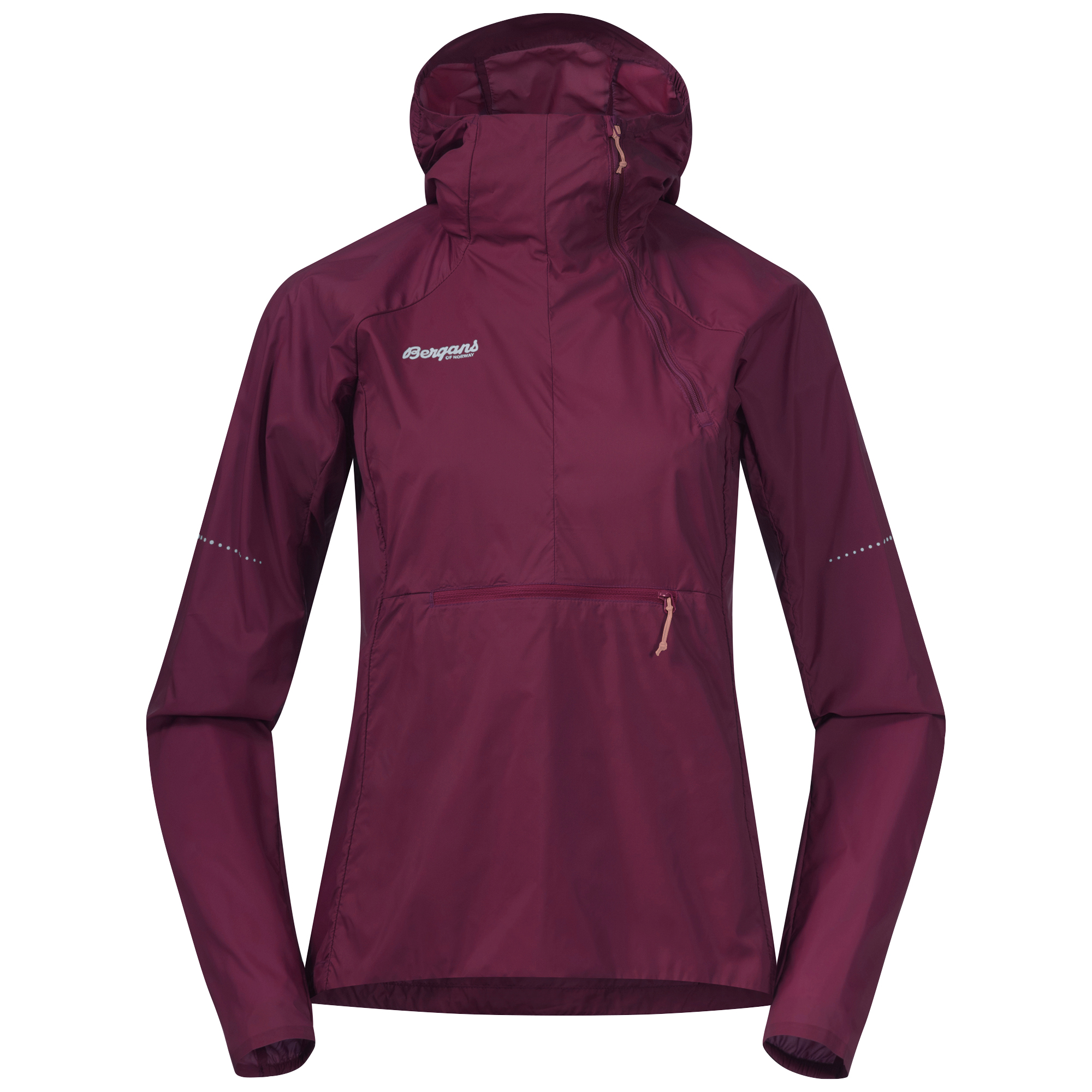 bergans Fløyen Women’s Anorak Beetred/Peachpink