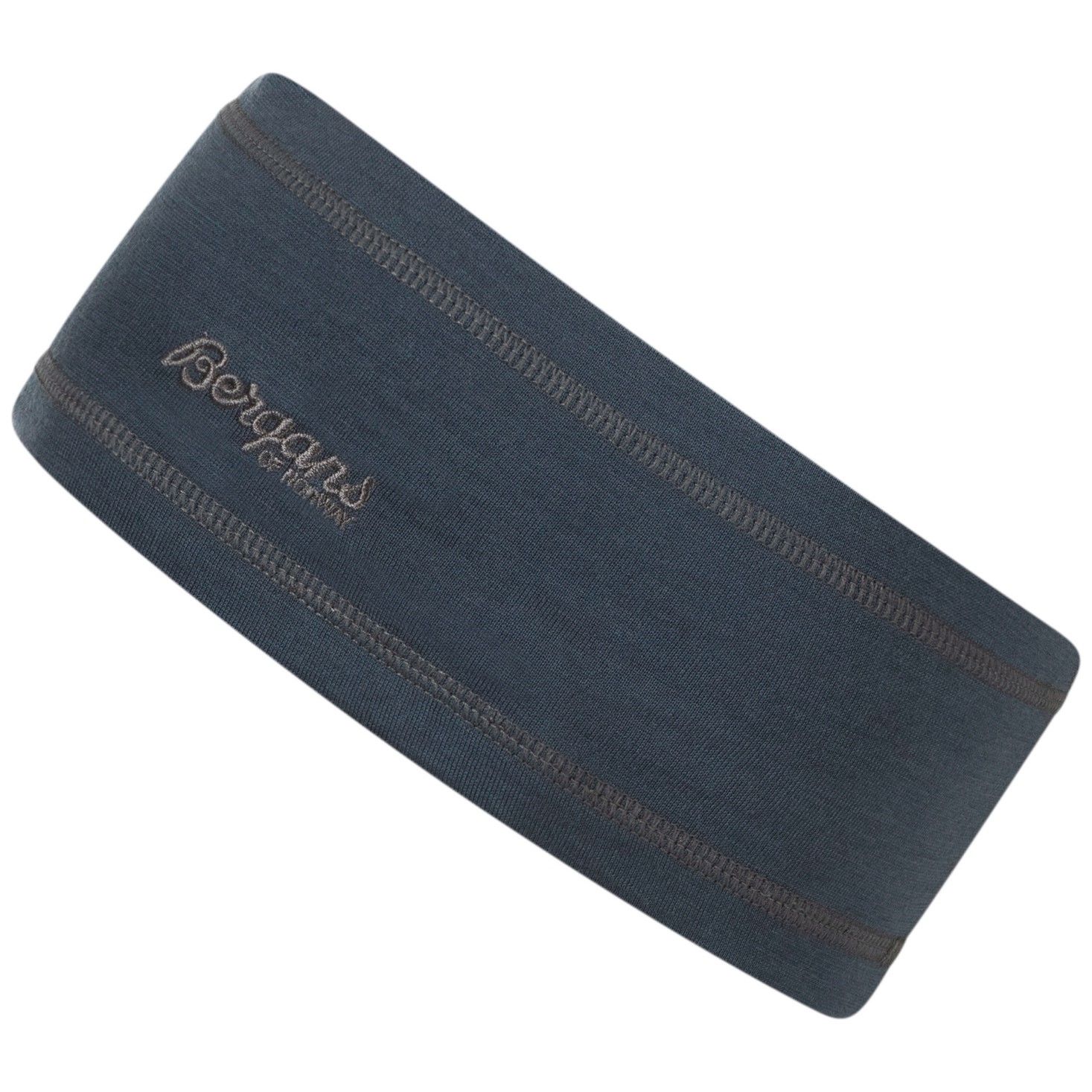 Bergans Juniors' Wool Headband Navy Blue/solid Grey