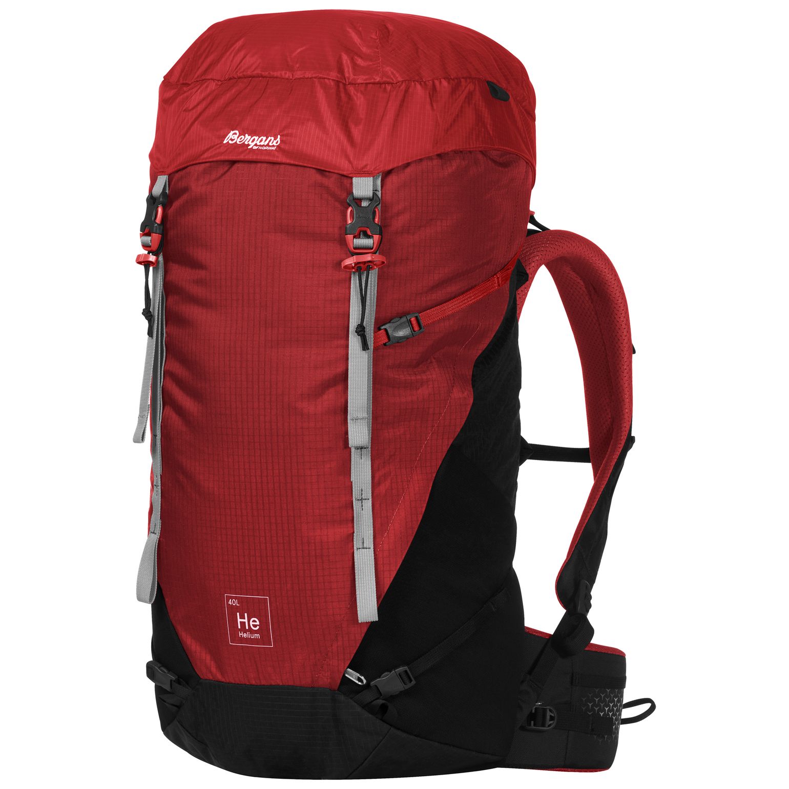 Bergans Helium V5 40 Red Sand/Black/Aluminium