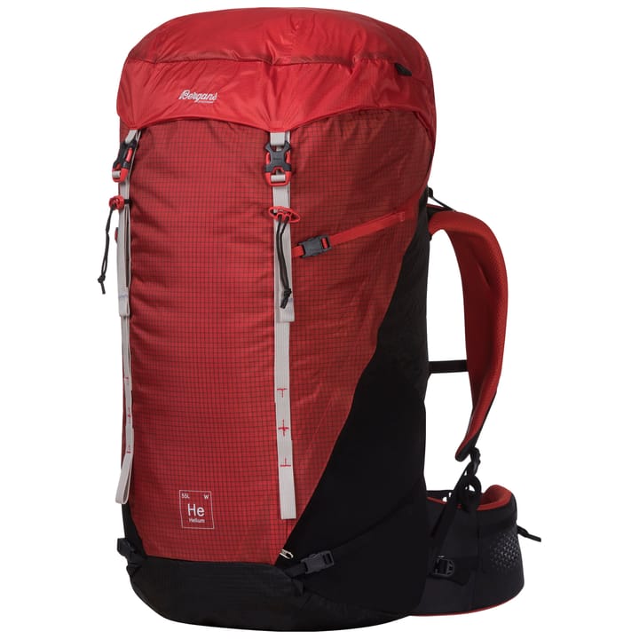 Women's Helium V5 55  Red Sand/Black/Aluminium Bergans