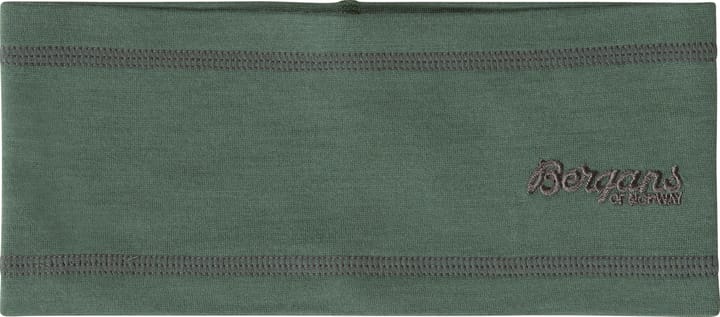 Juniors' Wool Headband Dark Jade Green Bergans