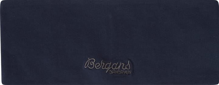 Bergans Junors' Cotton Headband Navy Blue/Solid Dark Grey Bergans
