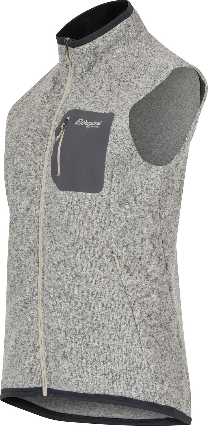 Women's Kamphaug Knitted Vest Chalk Sand Bergans