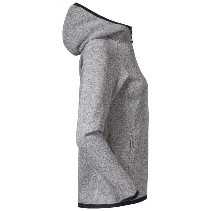 Bergans Women's Kamphaug Knitted Hoodie Chalk Sand Bergans