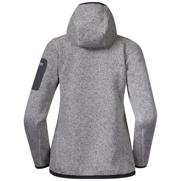 Bergans Women's Kamphaug Knitted Hoodie Chalk Sand Bergans