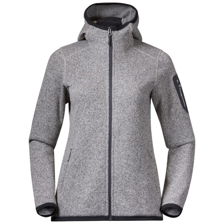 Women's Kamphaug Knitted Hoodie Chalk Sand Bergans