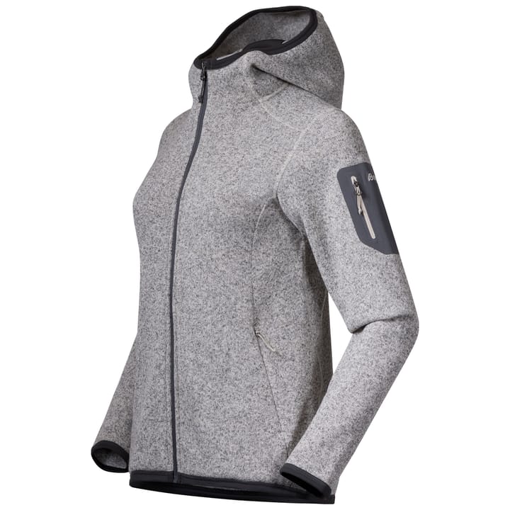 Women's Kamphaug Knitted Hoodie Chalk Sand Bergans