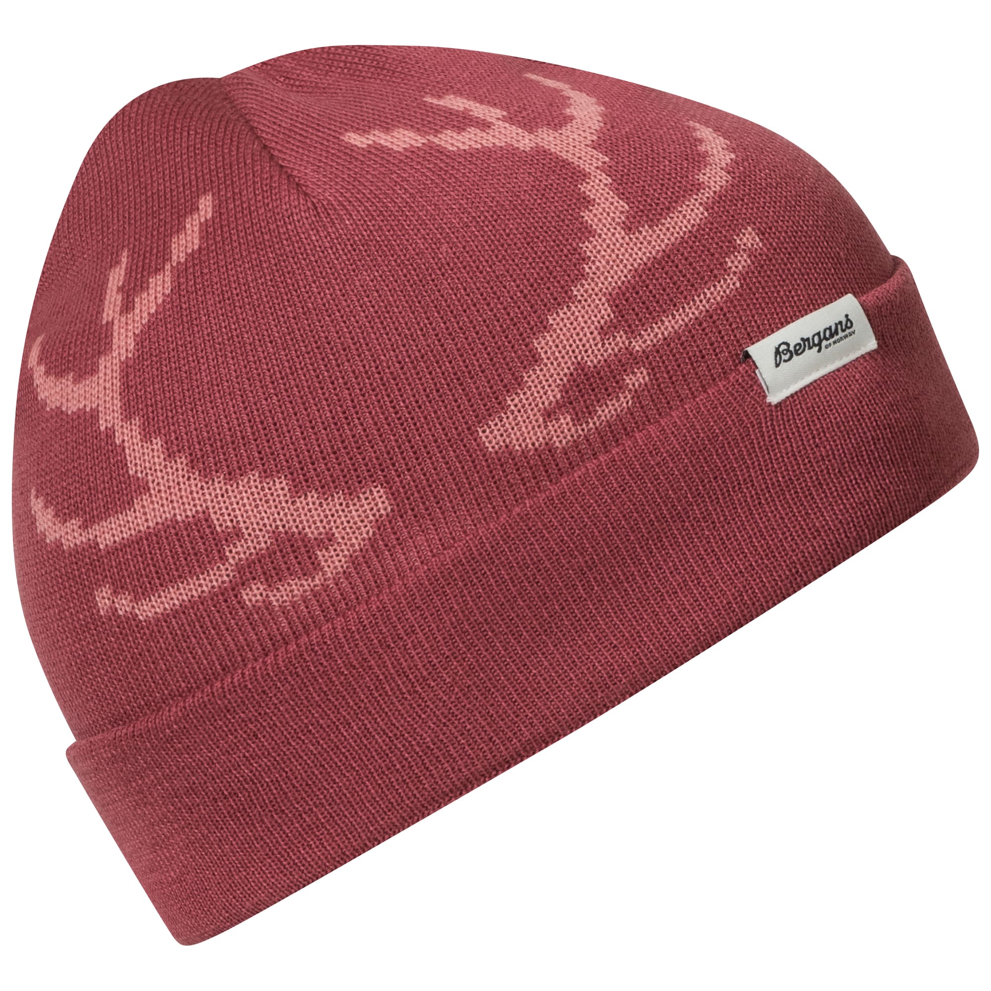 Kids' Antlers Beanie Dark Creamy Rouge/Light Creamy Rouge