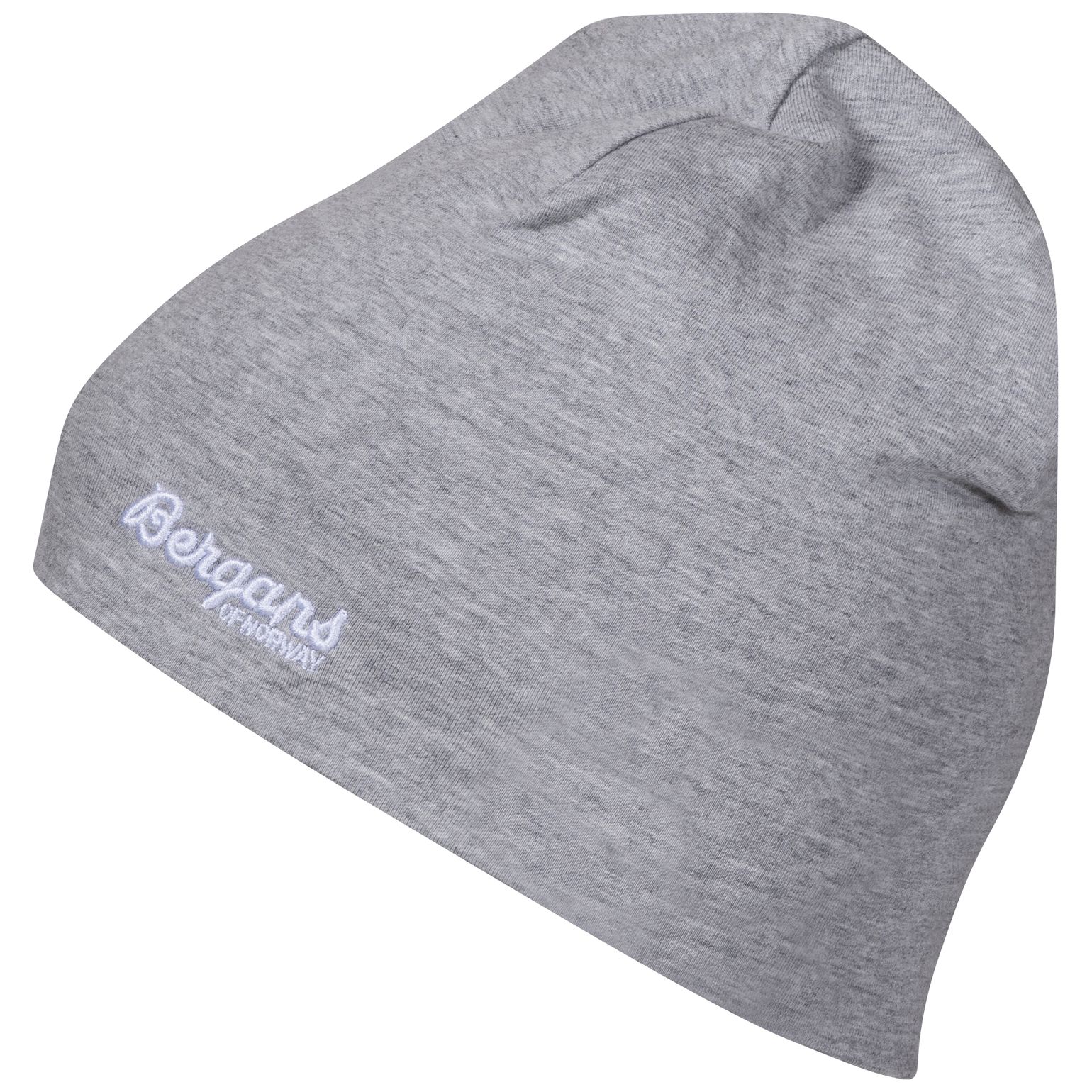 Kids' Cotton Beanie Grey Melange