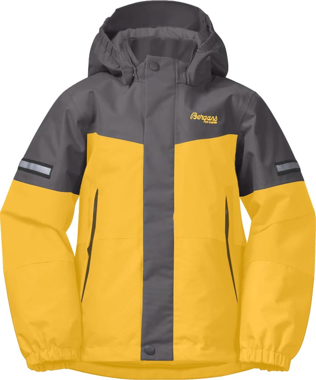 Kids' Lilletind Insulated Jacket Light Golden Yellow/Solid Dark Grey