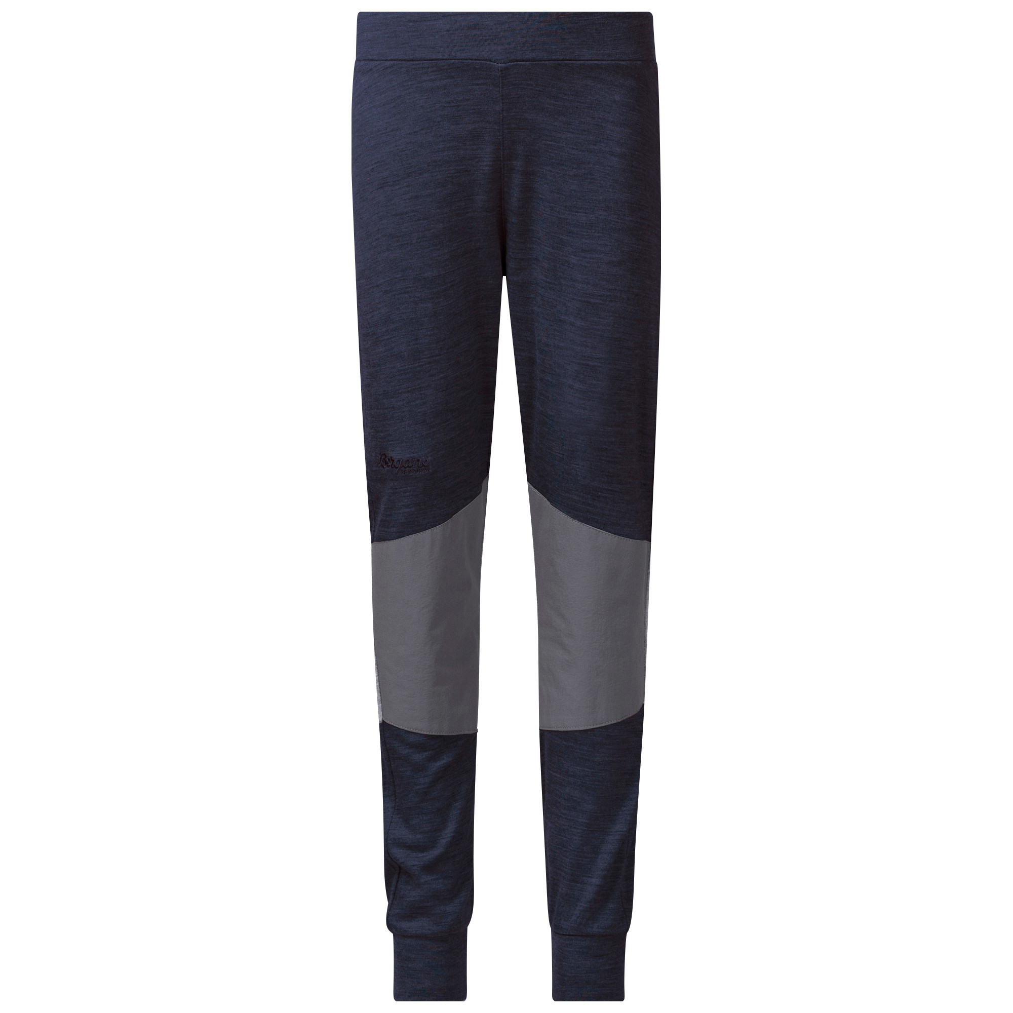 Bergans Kids' Myske Wool Pant Solid Grey Melange/Solid Dark Grey