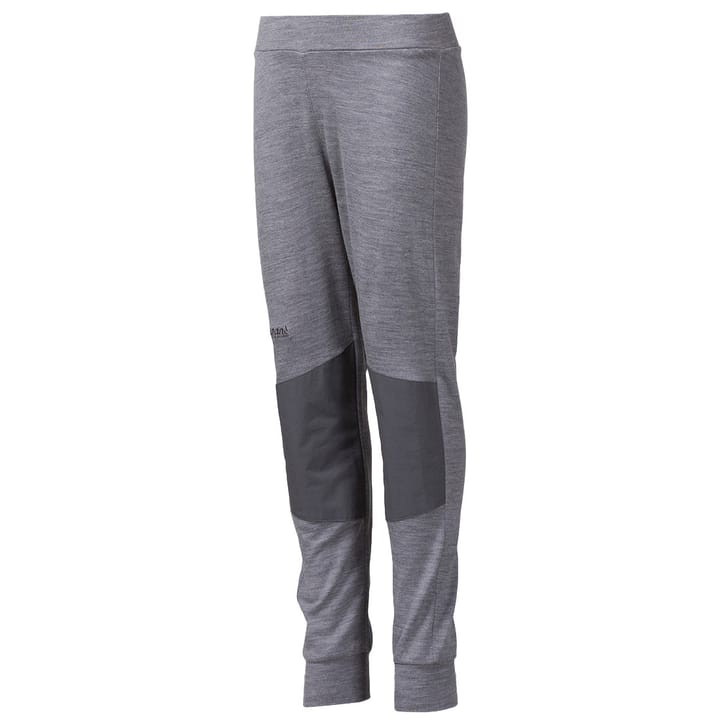 Bergans Kids' Myske Wool Pant Solid Grey Melange/Solid Dark Grey Bergans