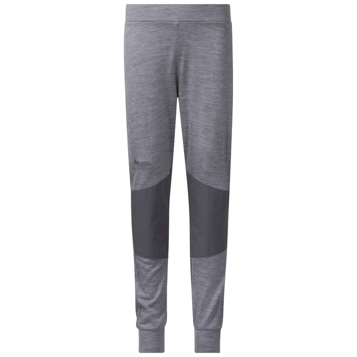 Bergans Kids' Myske Wool Pant Solid Grey Melange/Solid Dark Grey Bergans