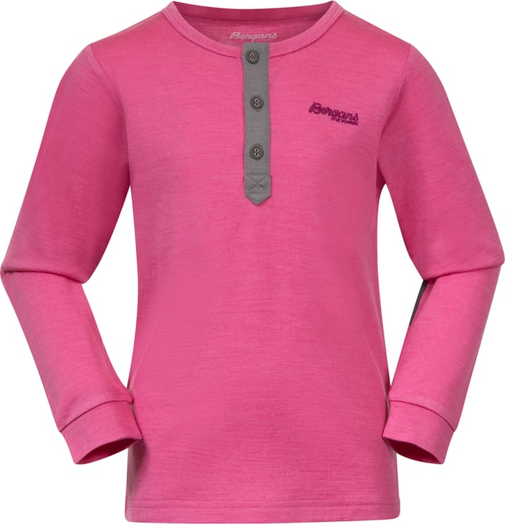 Kids' Myske Wool Shirt Ibis Rose Bergans