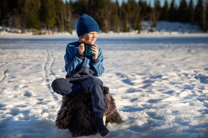 Kids' Smådøl V5 Longzip Set Navy Blue/Riviera Blue Bergans