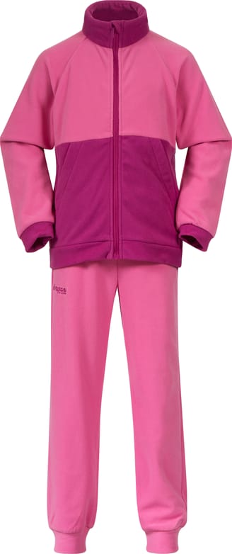 Kids' Smådøl V5 Longzip Set Ibis Rose/Fandango Purple