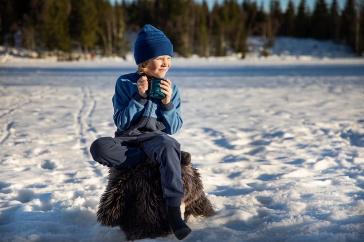Bergans Kids' Smådøl V5 Longzip Set Navy Blue/Riviera Blue Bergans
