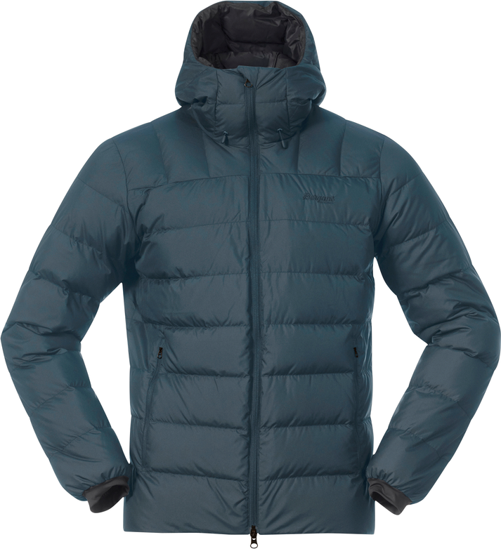 Men’s Lava Medium Down Jacket With Hood Orion Blue