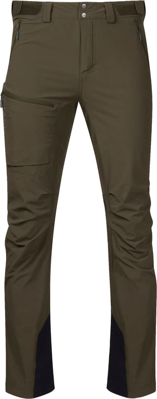 Men's Breheimen Softshell Pants Dark Green Mud Bergans